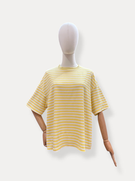 T-shirt strepen | Geel