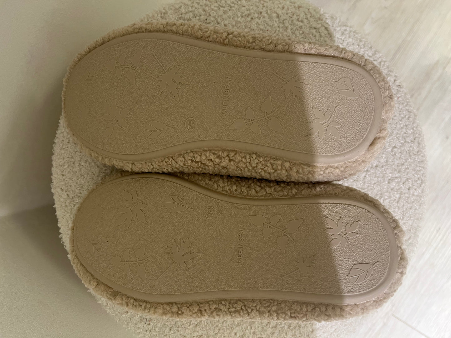 Teddy pantoffel| Beige