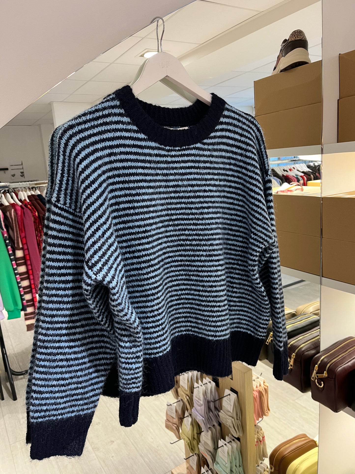 Trui strepen | Blauw
