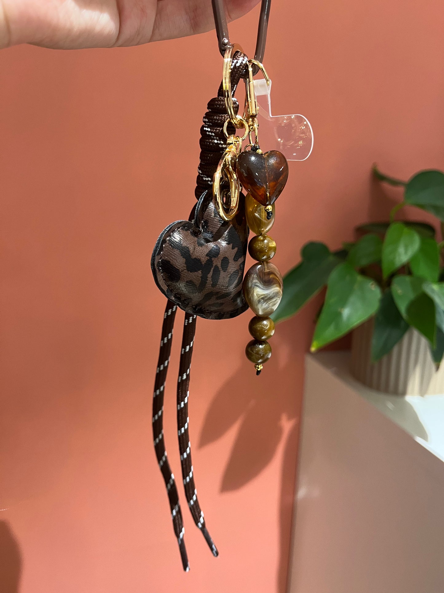 Handtas/sleutel hanger hartje
