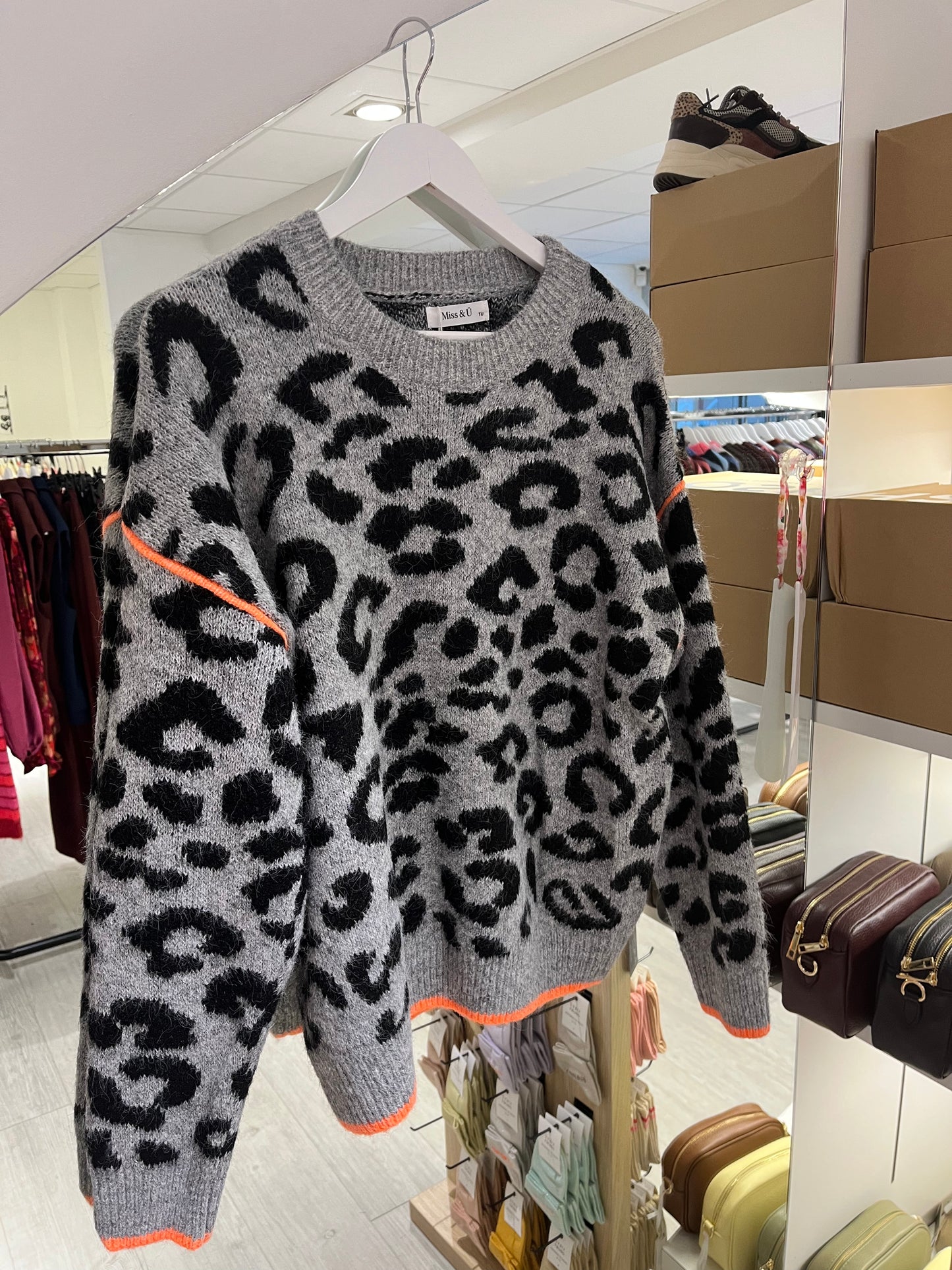 Trui panter | Grijs