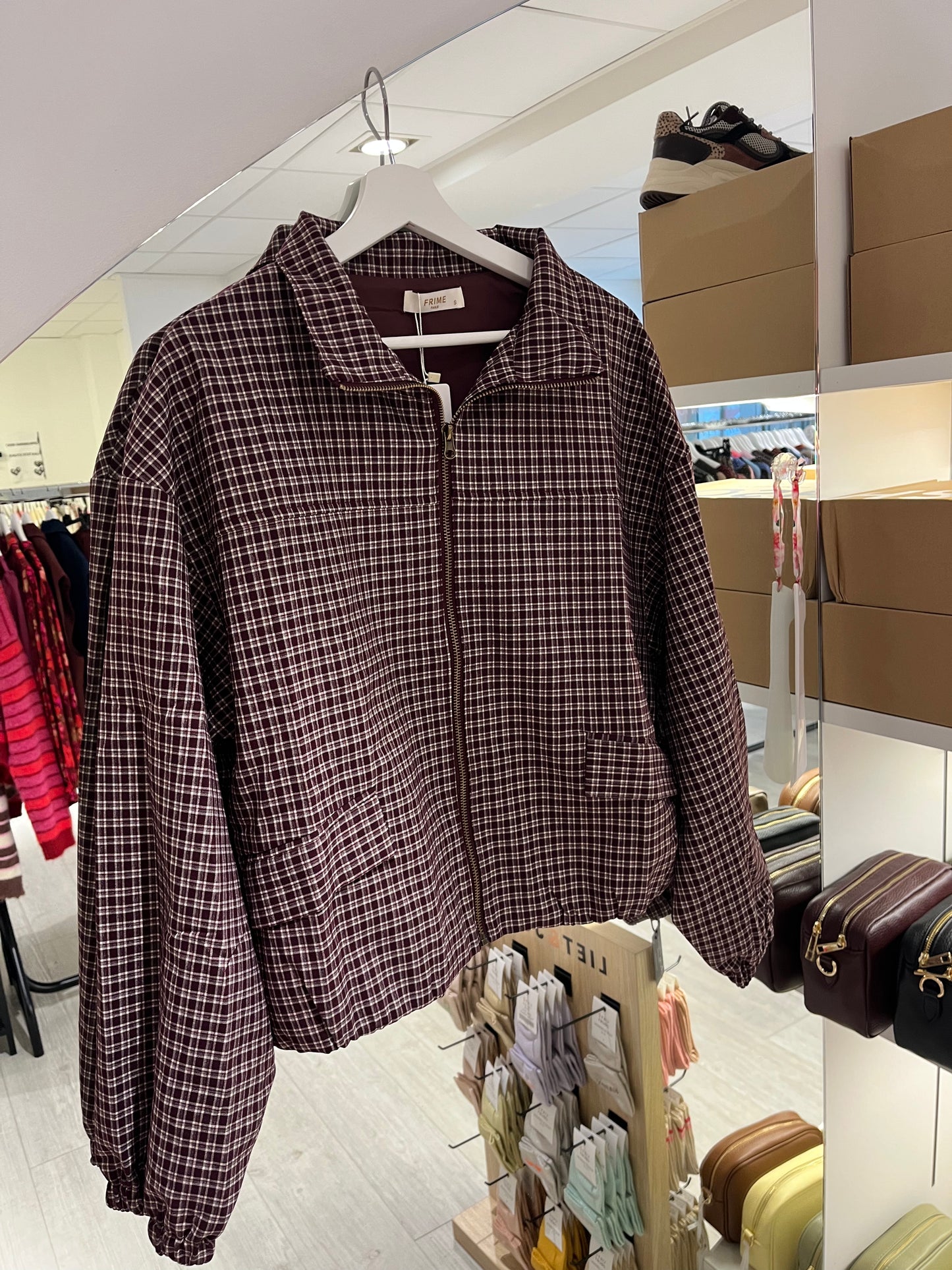 Bomber jacket | Bordeaux