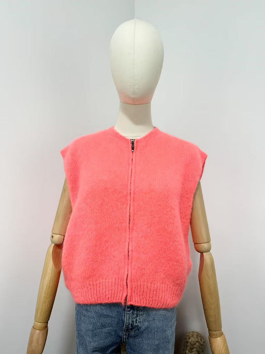 Vest met rits | Corail