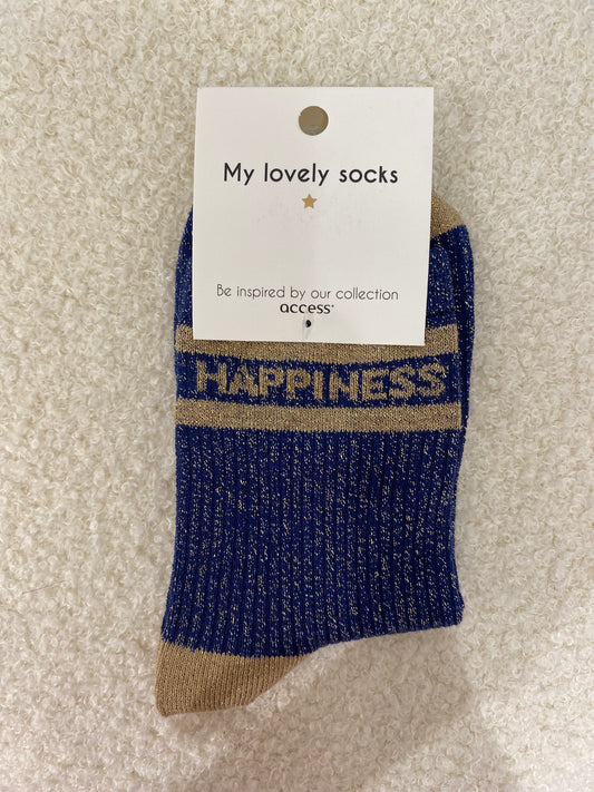 Sokken | Happiness blauw