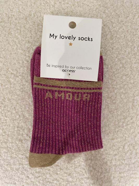 Sokken | Amour Roze