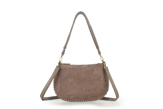 Handtas | Donker taupe