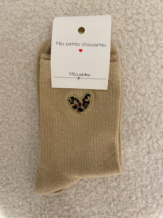 Sokken panter hartje