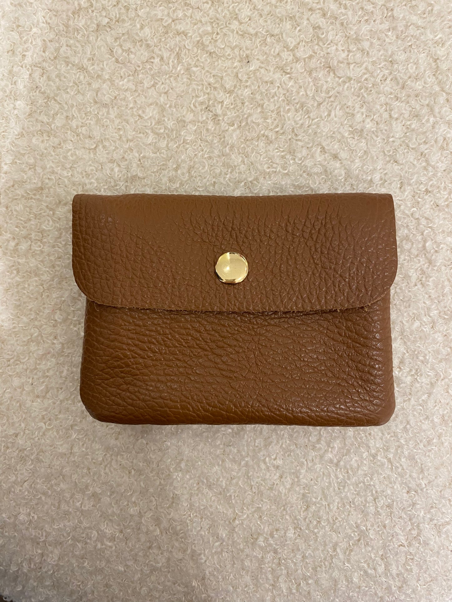 Lederen portemonnee | Bruin