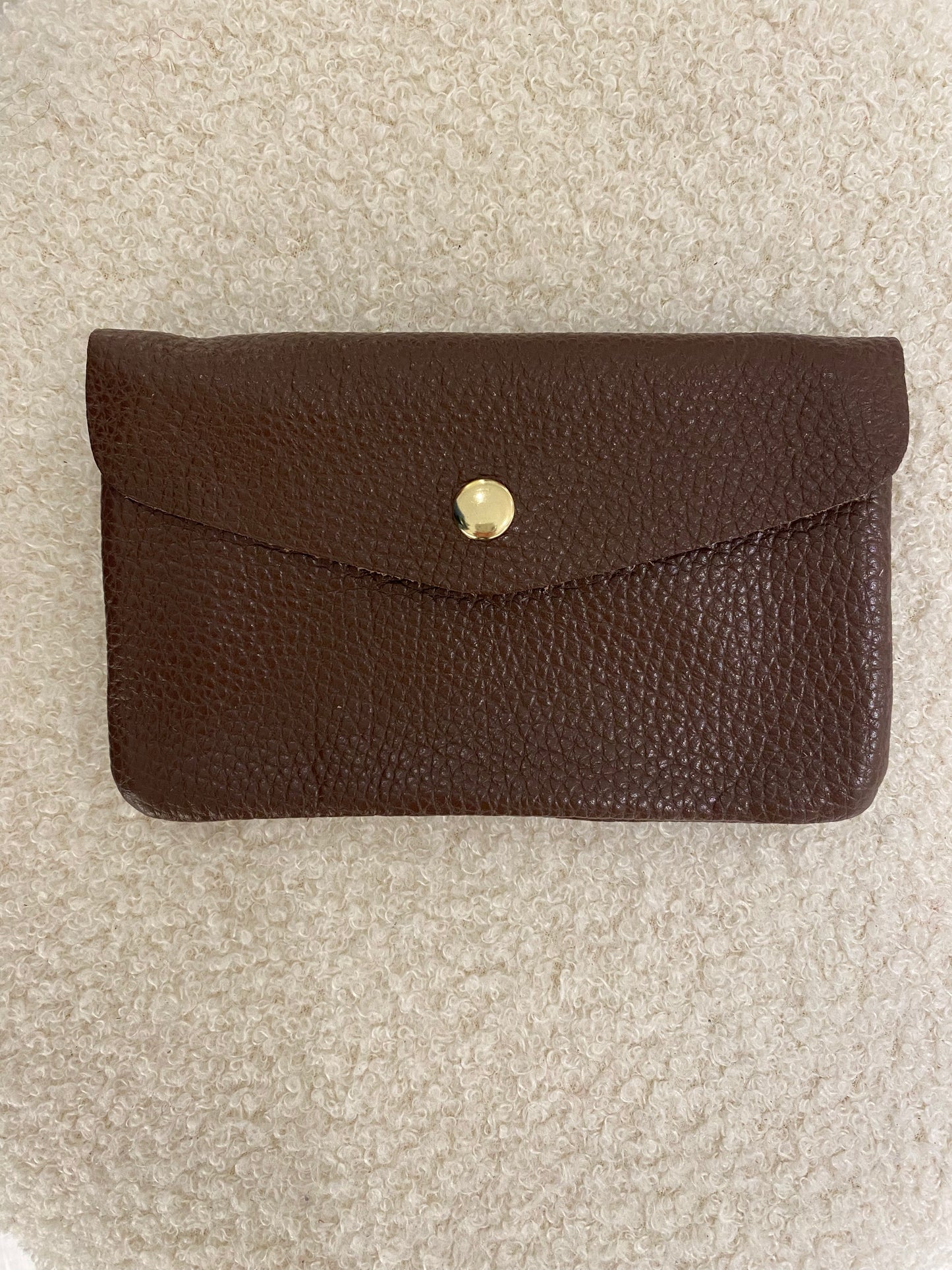 Lederen portemonnee | Bruin