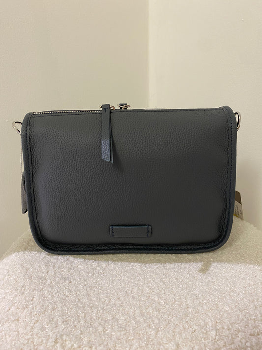 Lederen handtas | Grijs