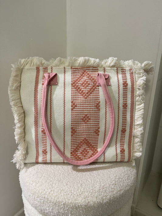 Shopper | Strandtas roos