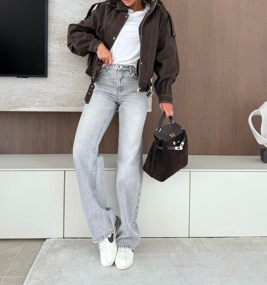 Estee Brown | jeansbroek Grijs