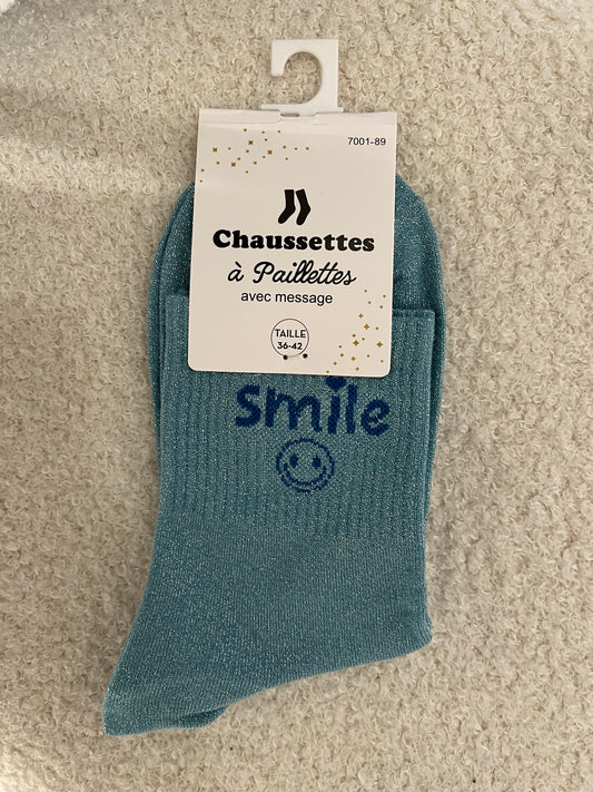 Sokken Smile | Blauw