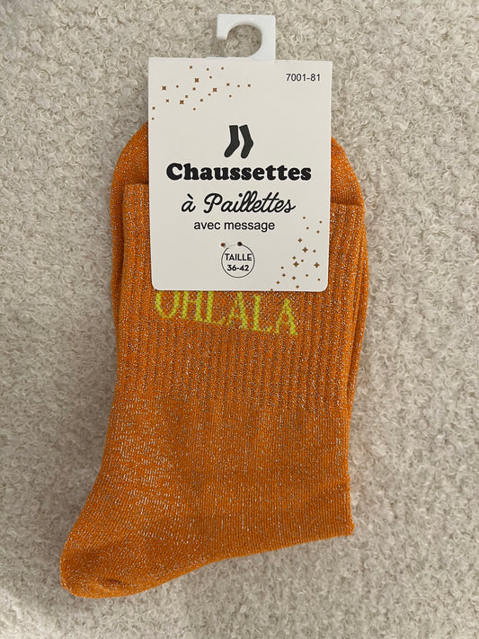 Sokken Ohlala | Oranje