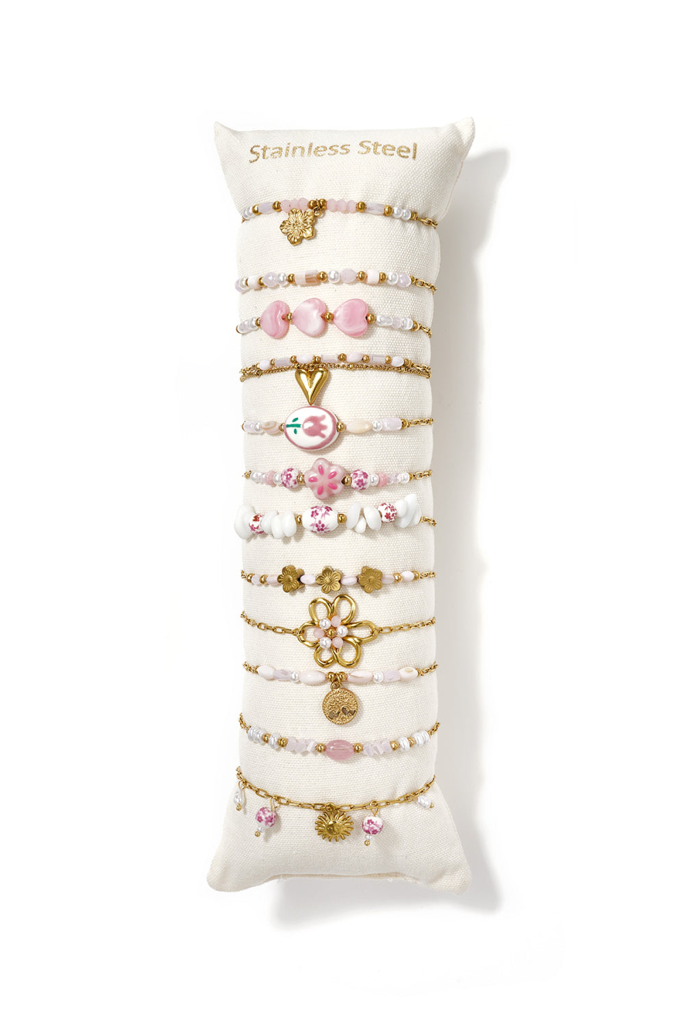 Armband bloem vakantie | Roos