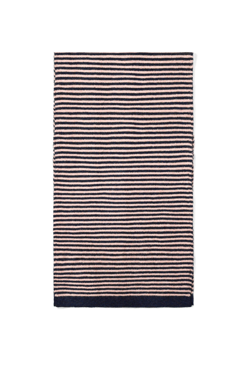 Wintersjaal met strepen | Marine Blauw