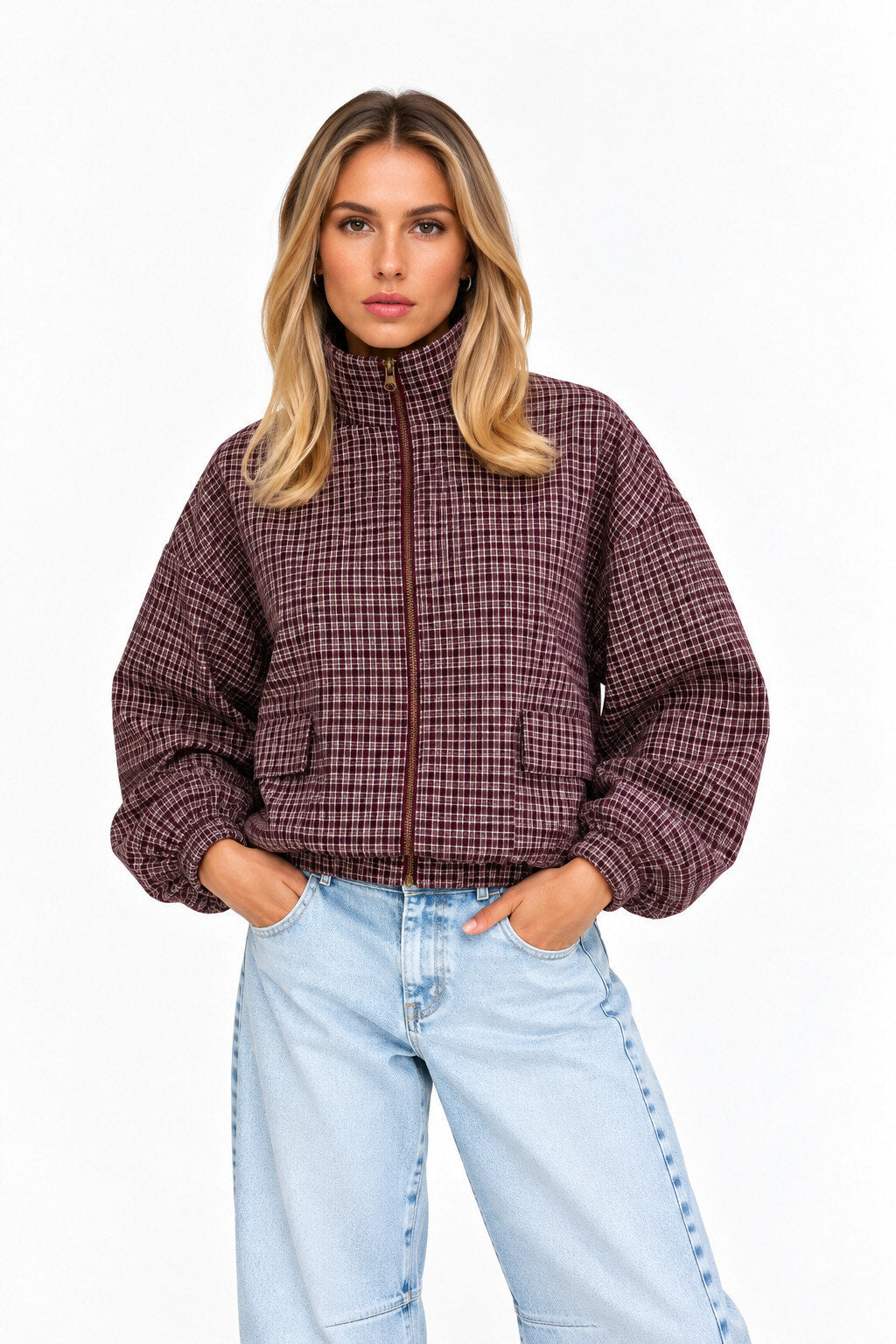 Bomber jacket | Bordeaux