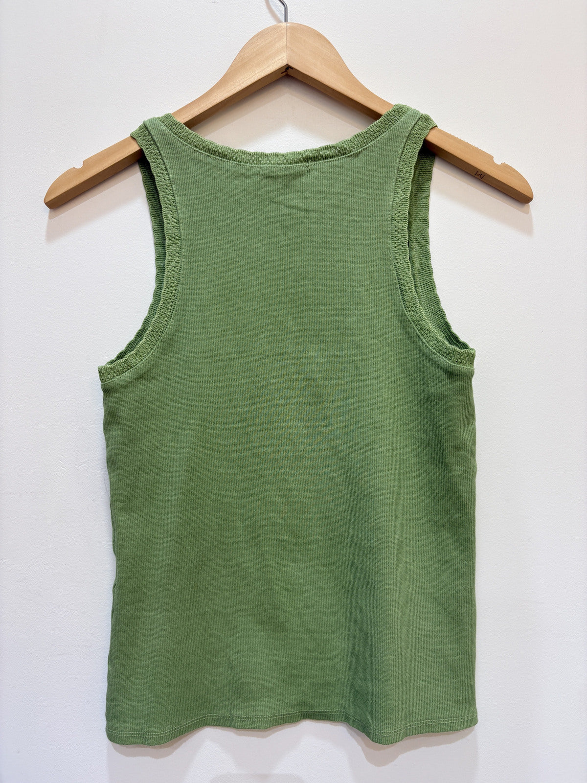 V-hals Top | Groen