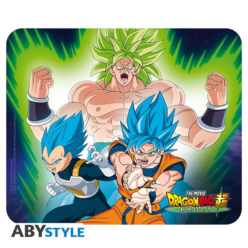 DRAGON BALL BROLY - Flexible mousepad - Broly VS Goku & Vegeta