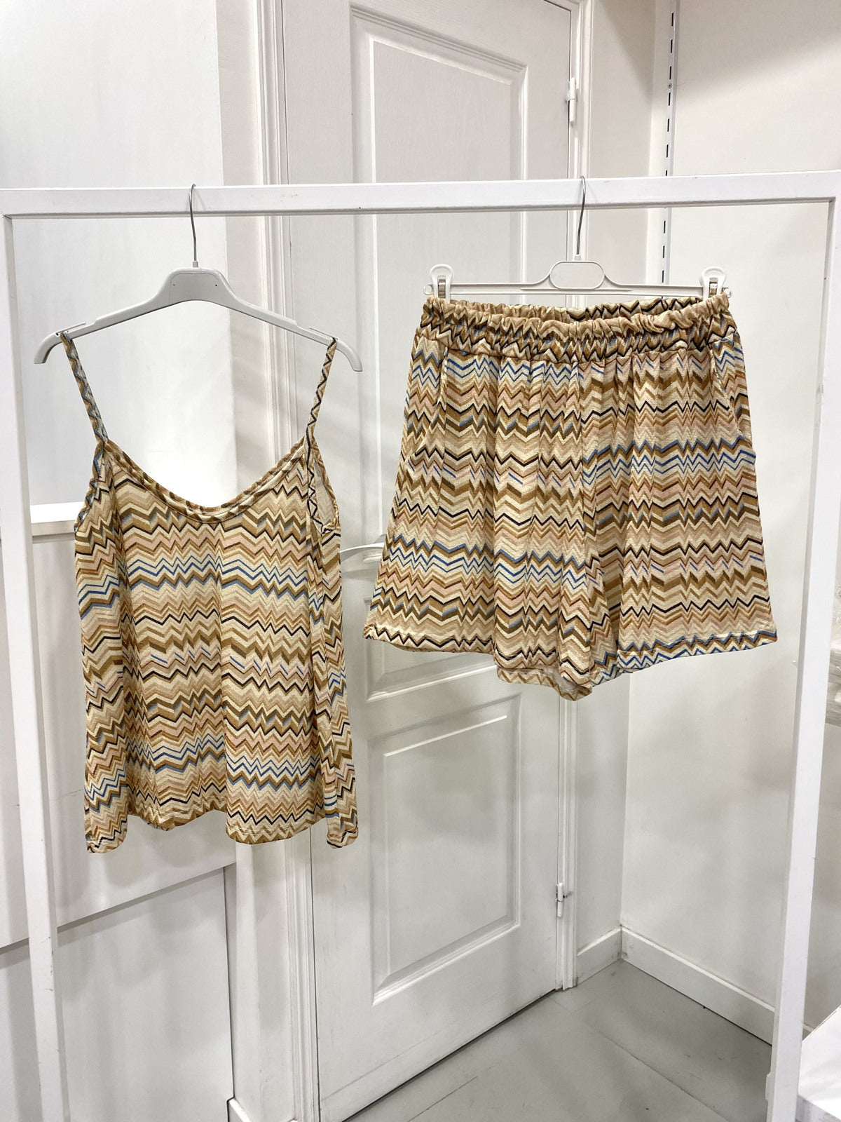 Set met glitter | Camel