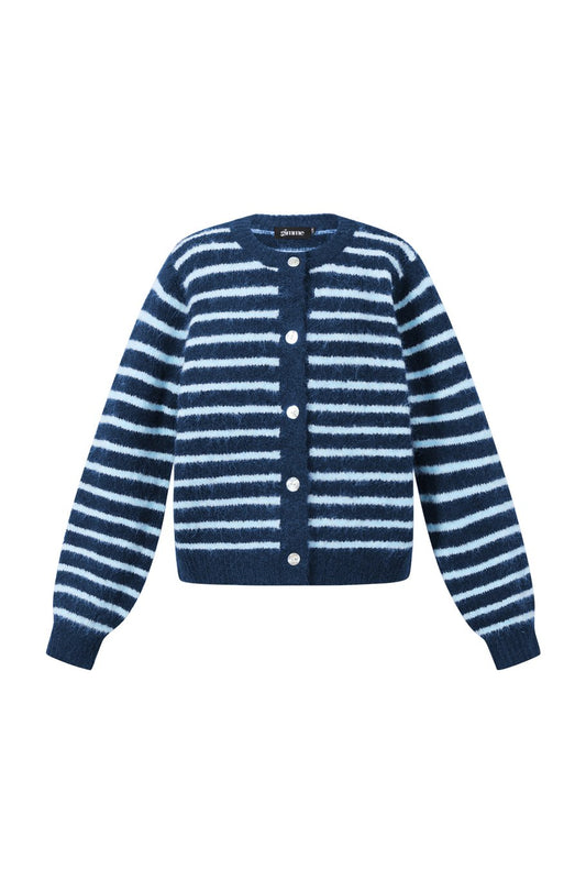 Vest met strepen | Navy
