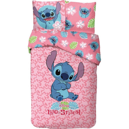 Disney - Lilo & Stitch - Dekbedovertrek - Roze