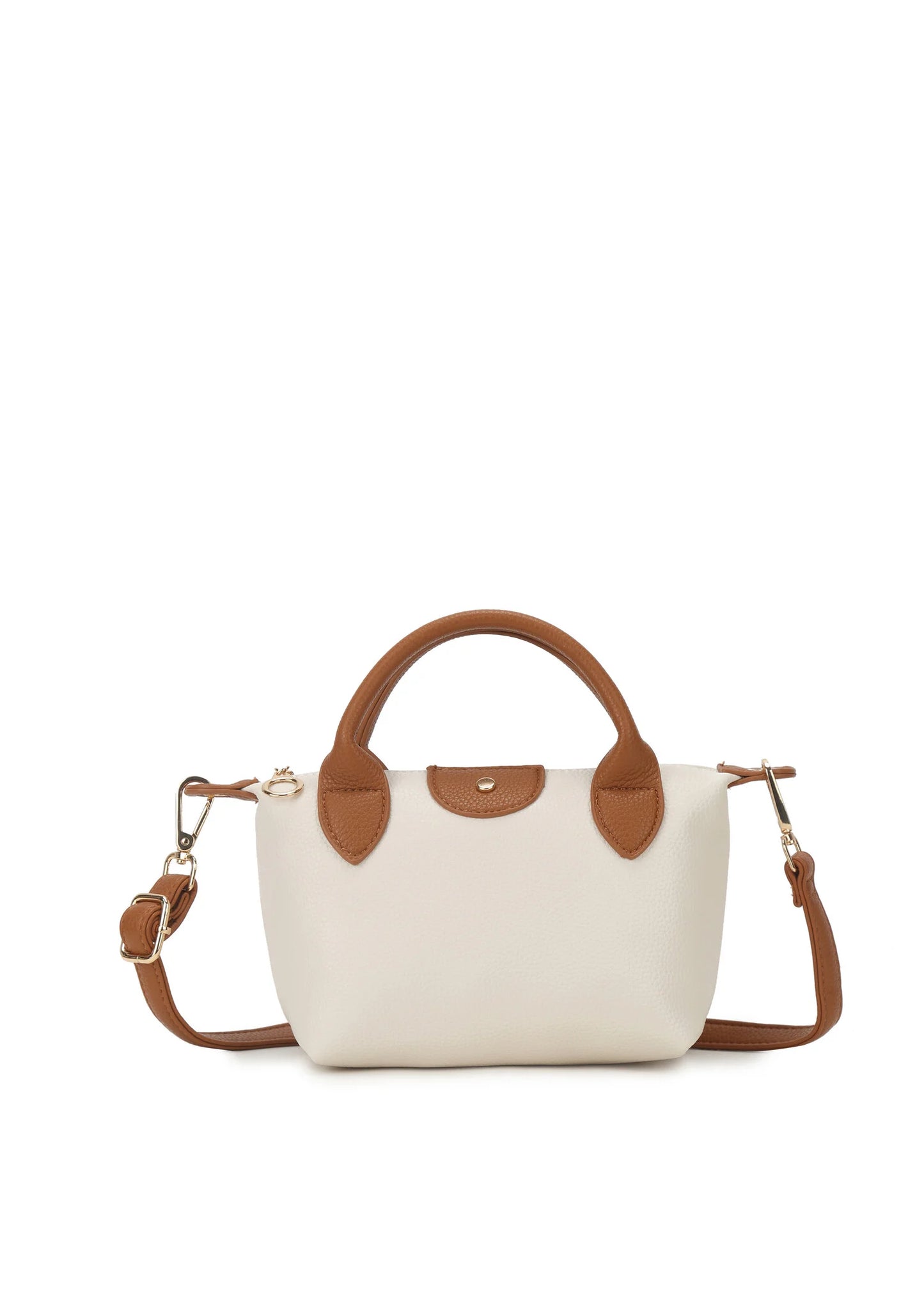 Kunstlederen handtas | Beige