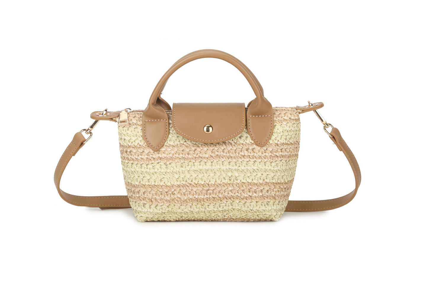 Rieten handtas| Beige