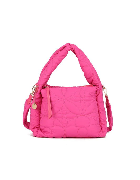 Stoffen handtas | Fuchsia