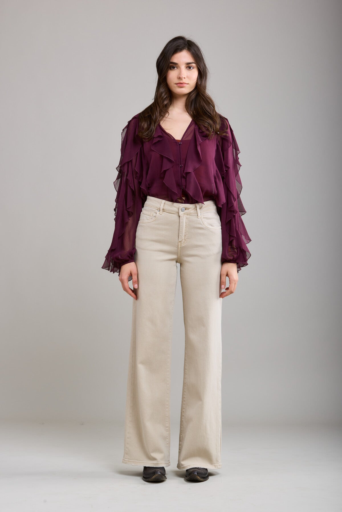 Toxik3 Wide-leg jeans - Sonia