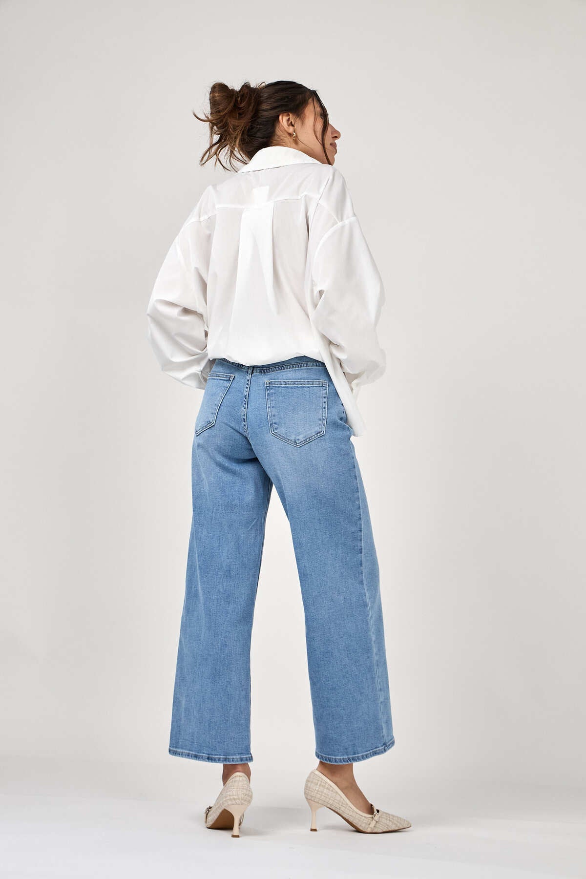 90’s vintage Wide jeans | Licht blauw