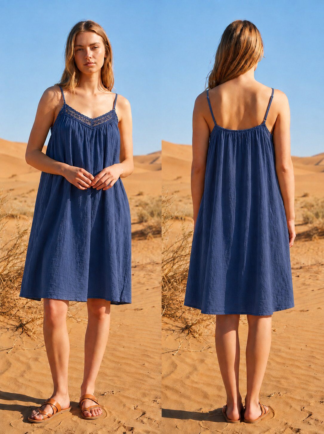 Kort kleedje | Navy