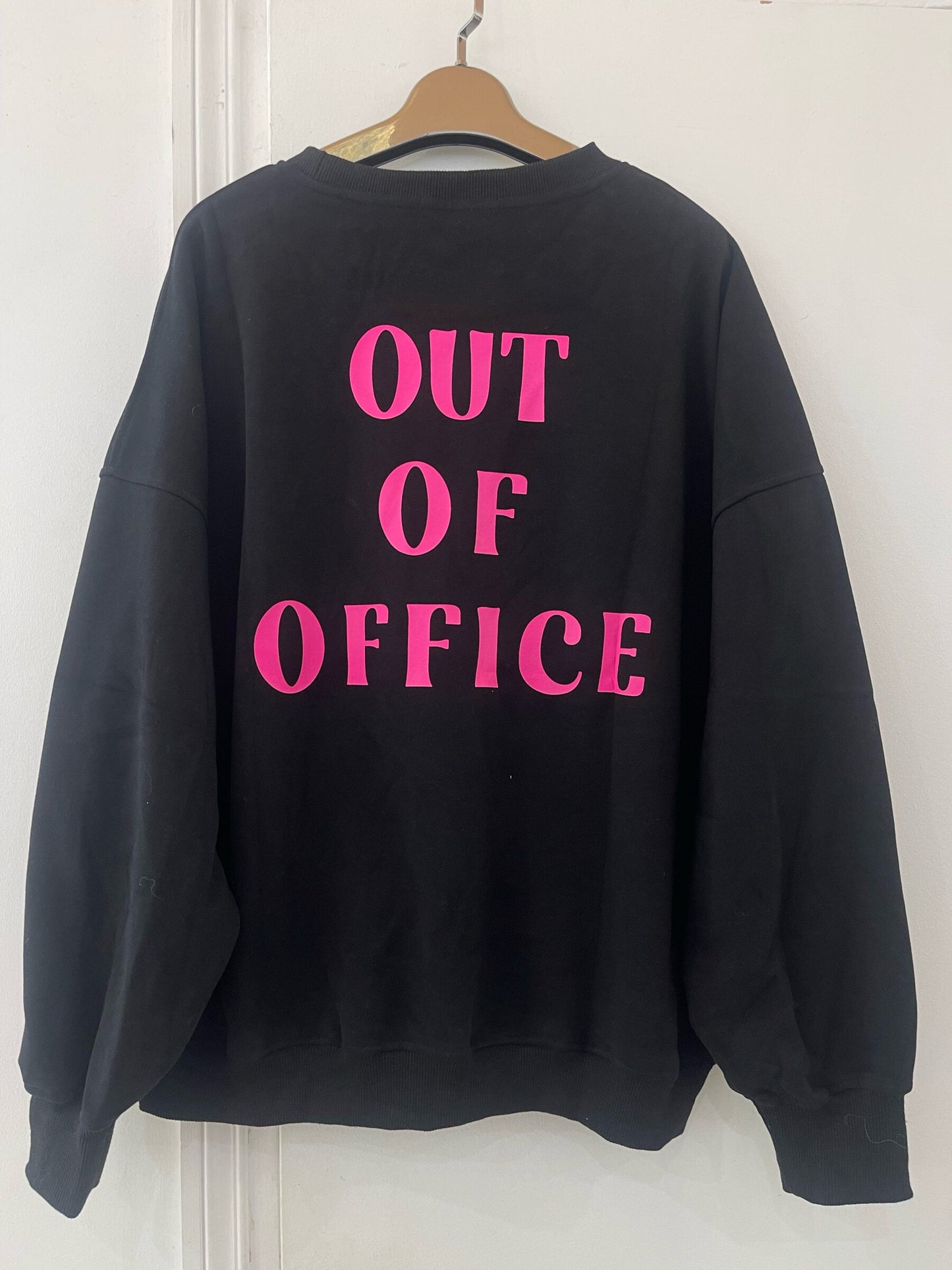 Sweater out of office | zwart