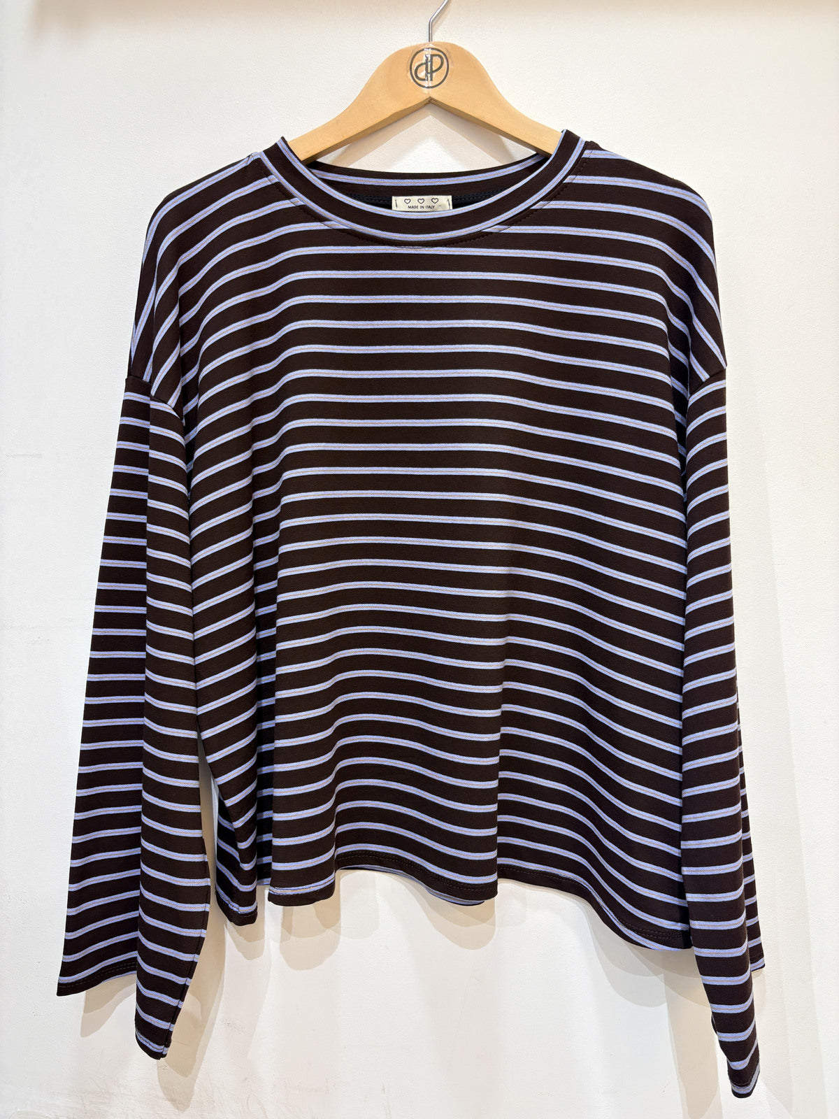Longsleeve met strepen | Blauw