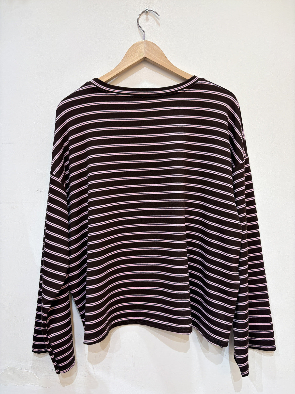 Longsleeve met strepen | Roos