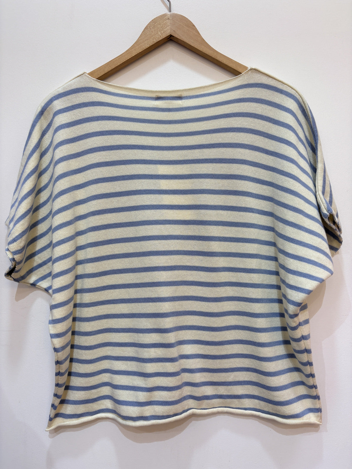 V-Neck blouse strepen | Blauw