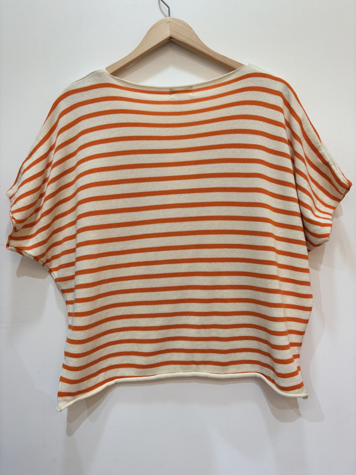 V-Neck blouse strepen | Corail
