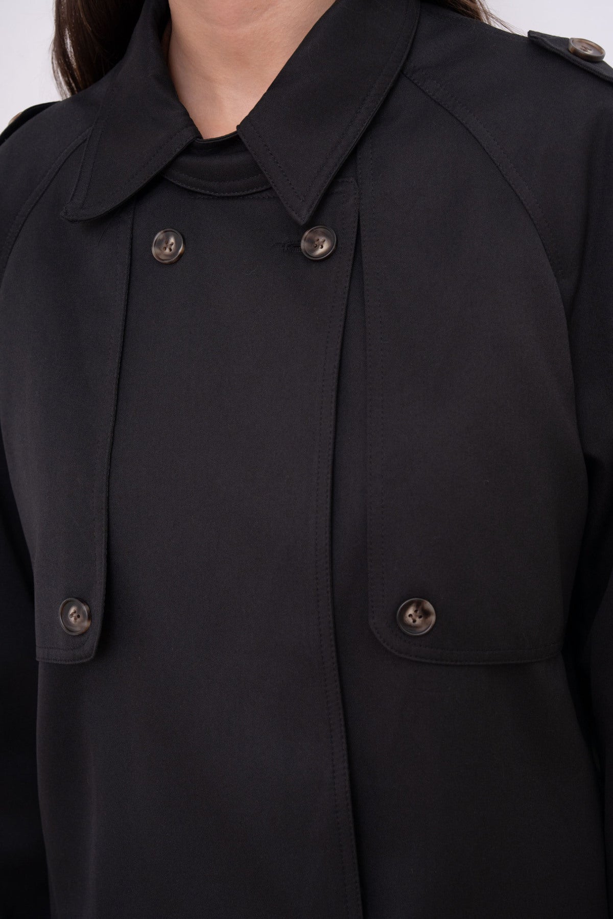 Trench coat | Zwart
