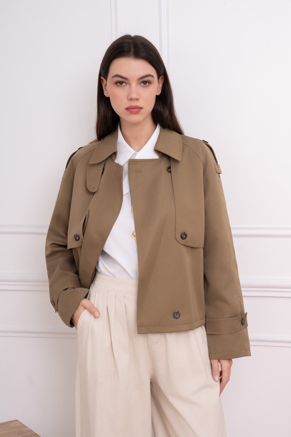 Trench coat | Taupe