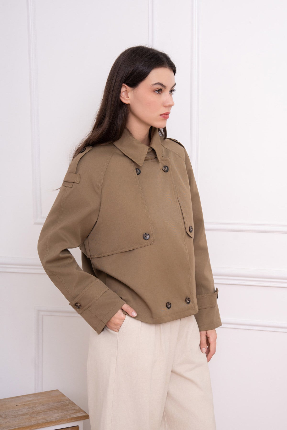 Trench coat | Taupe