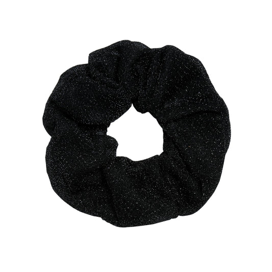 Zwarte disco scrunchie