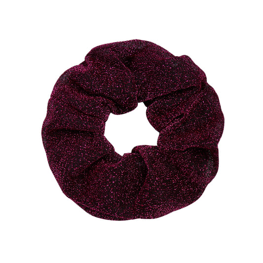 Roze disco scrunchie